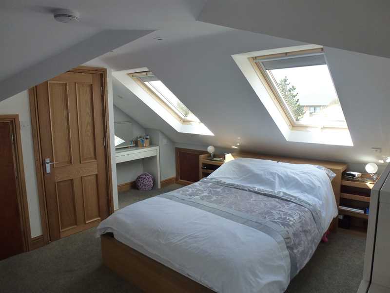 Loft Bedroom with Roof Windows Northamptonshire Luxury Homes