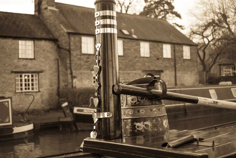 Narrowboat Chimney Stoke Bruerne Northamptonshire