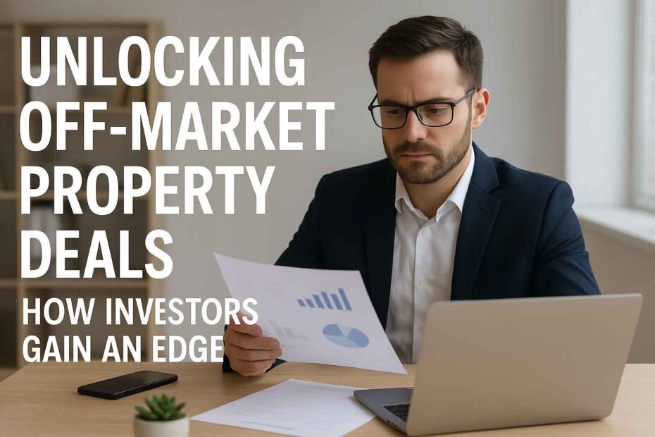 Unlocking Off-Market Property Deals: How Investors Gain an Edge